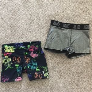 Gymnastics or dance shorts